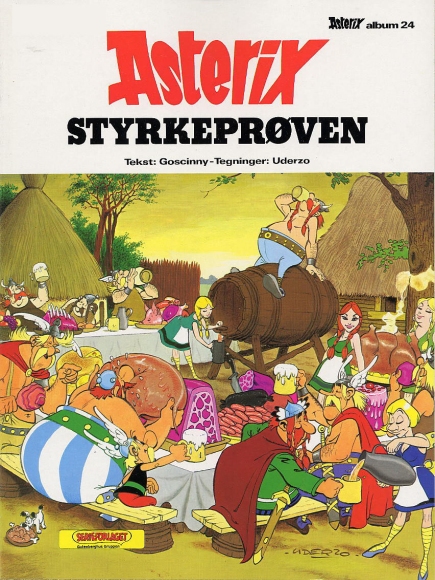 Dänische Ausgabe "Asterix bei den Belgiern"