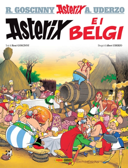Italienische Ausgabe "Asterix bei den Belgiern"