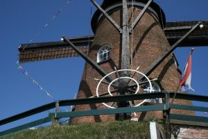 Offene Windmühle "Het Nooitgedacht" @ Cadzand-Dorf Windmühle Het Nooitgedacht | Cadzand | Zeeland | Niederlande