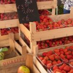 Frische Erbeeren