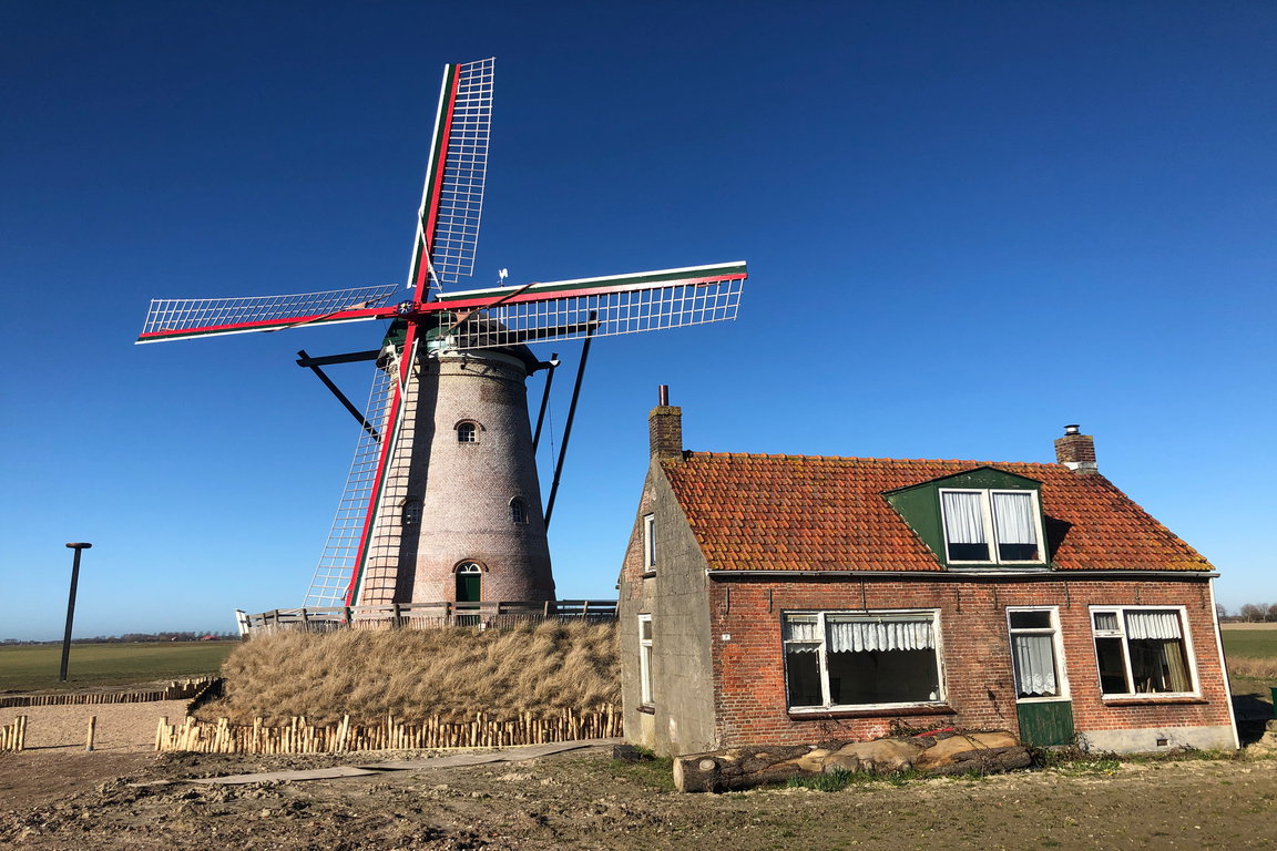 Windmühle Zuidzande
