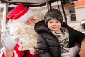 Besuch des Weihnachtsmann in Knokke-Heist